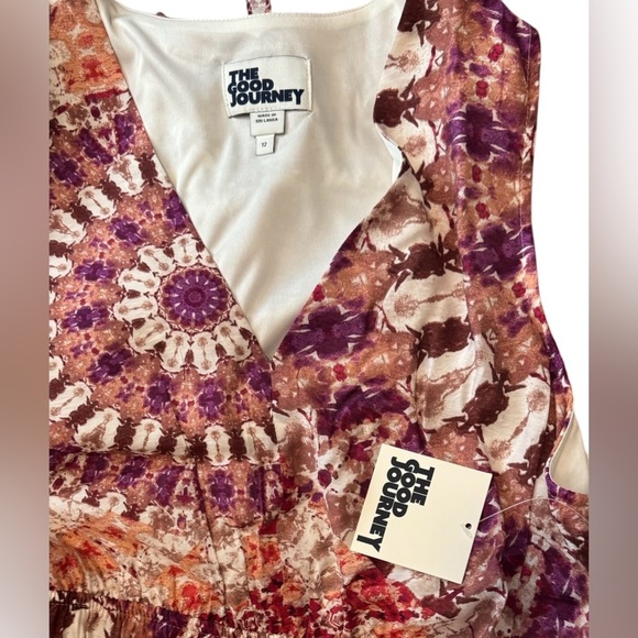 The Good Journey Tiered Maxi Dress size 12 - Picture 5 of 8